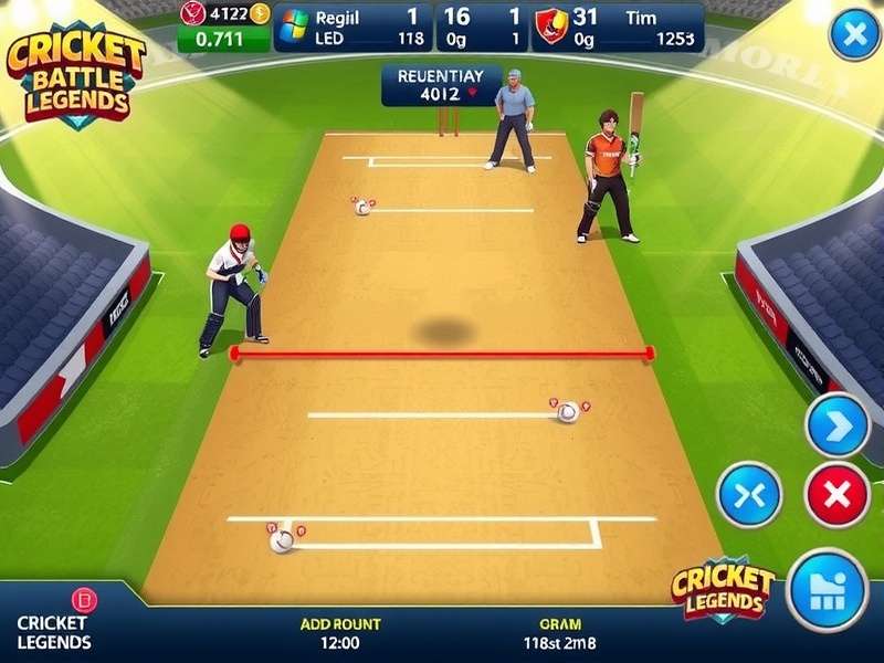 Cricket Battle Legends Gameplay